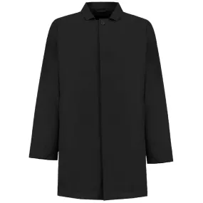 People Of Shibuya Black Recycled Polyester Men Trench Coat