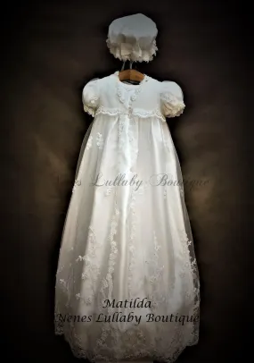 Piccolo Bacio Girls Christening / Baptism  Gown Matilda
