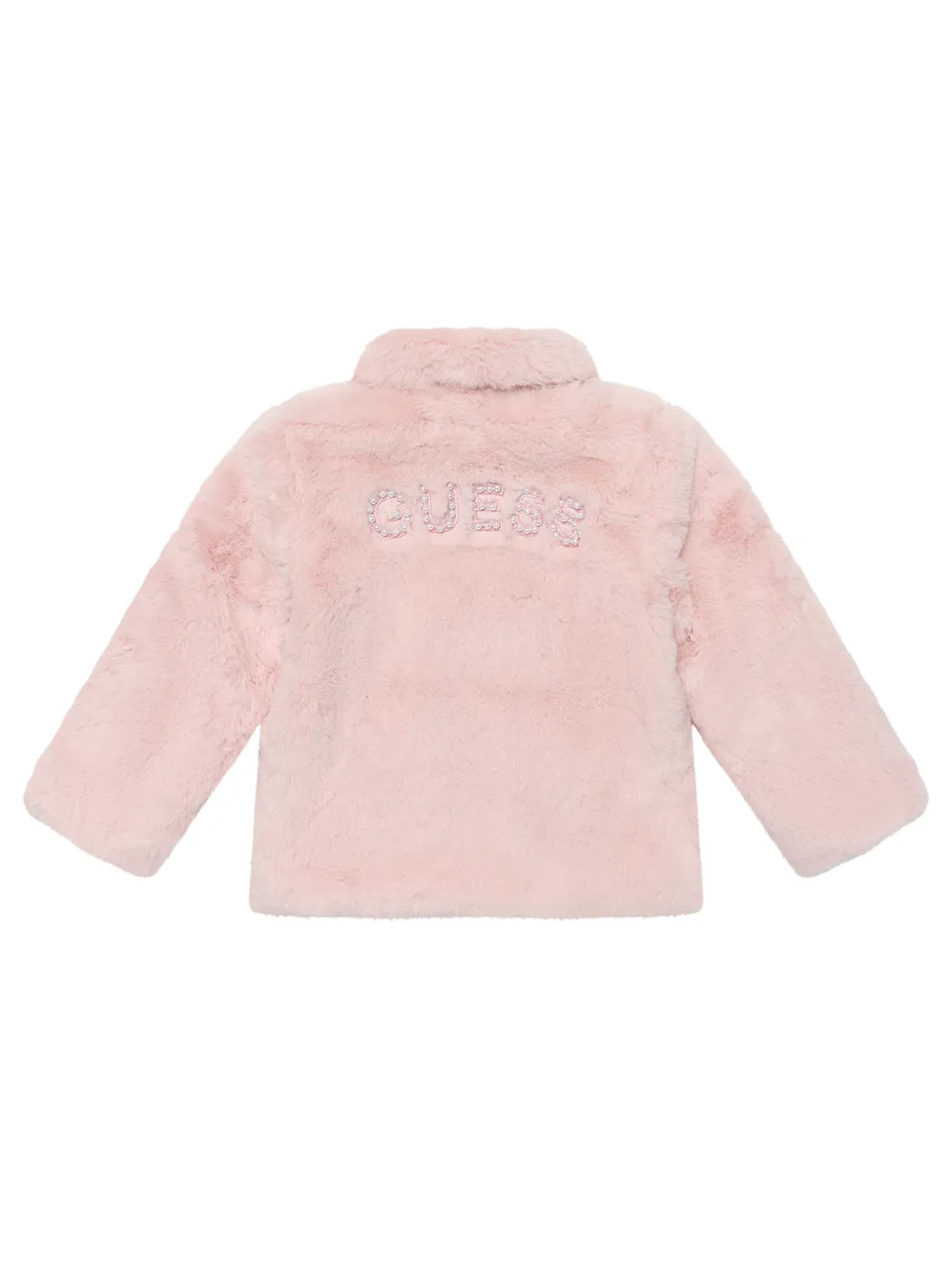 Pink Rose Faux Fur Jacket (2-7)