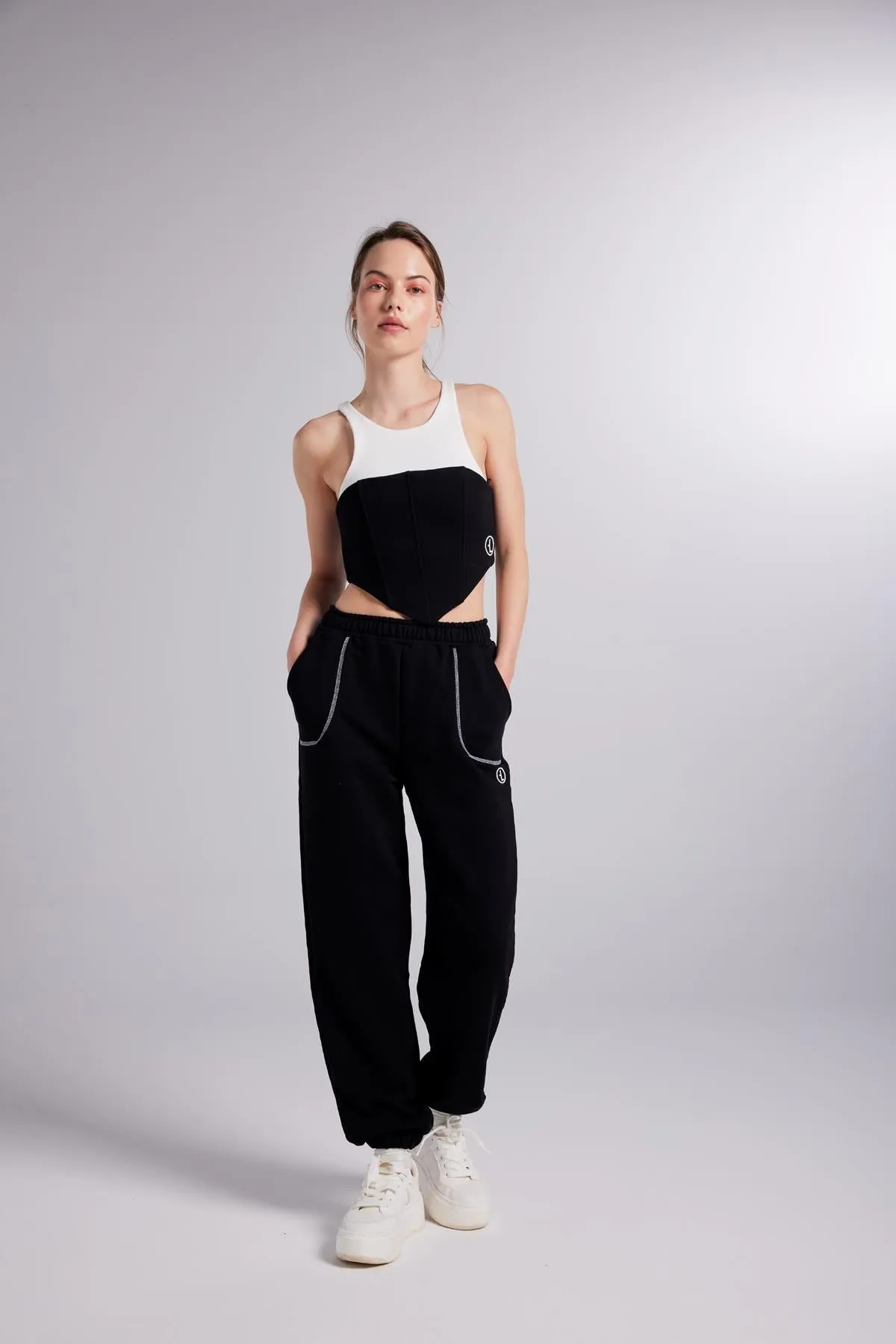 Rhode Elastis Waist Sweatpants Black