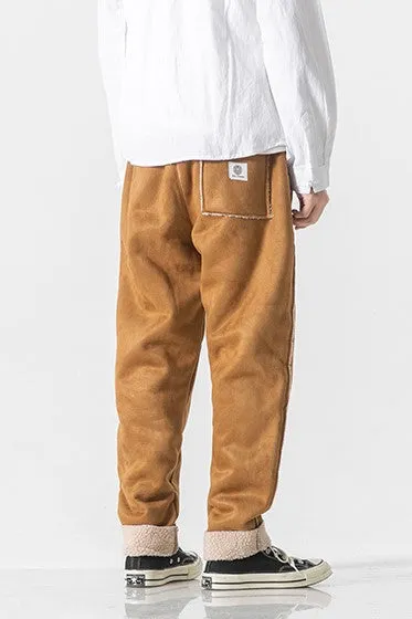 SAPPORO FUR-LINED SWEATPANTS