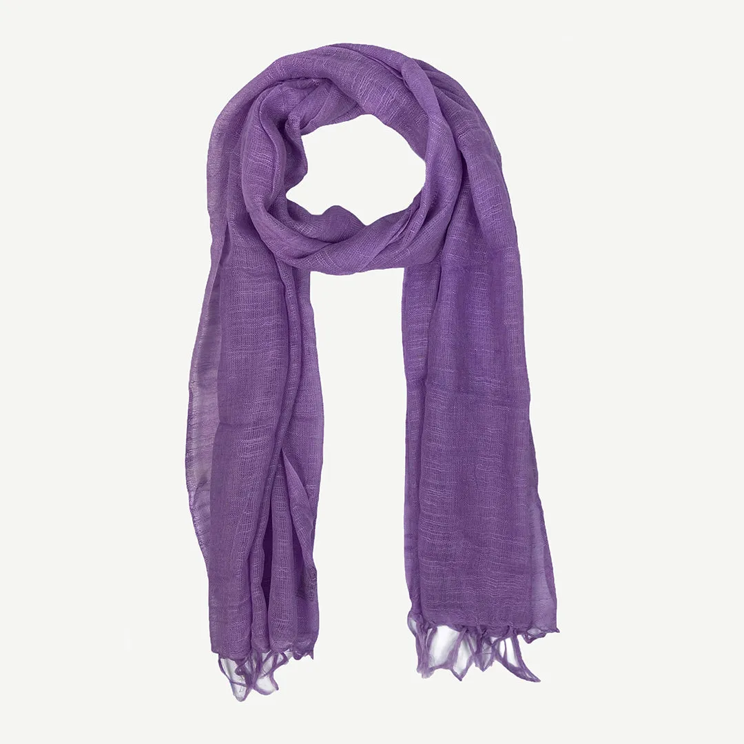 SF 202 Super Soft Cotton Checker Pattern Light Woven Stylish Stole Scarf