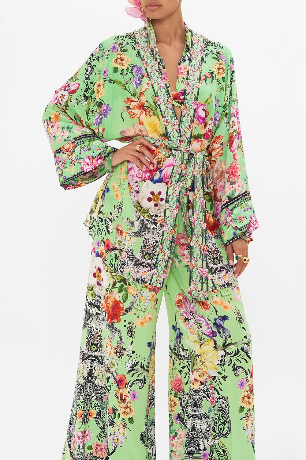 SHORT KIMONO WRAP PORCELAIN DREAM