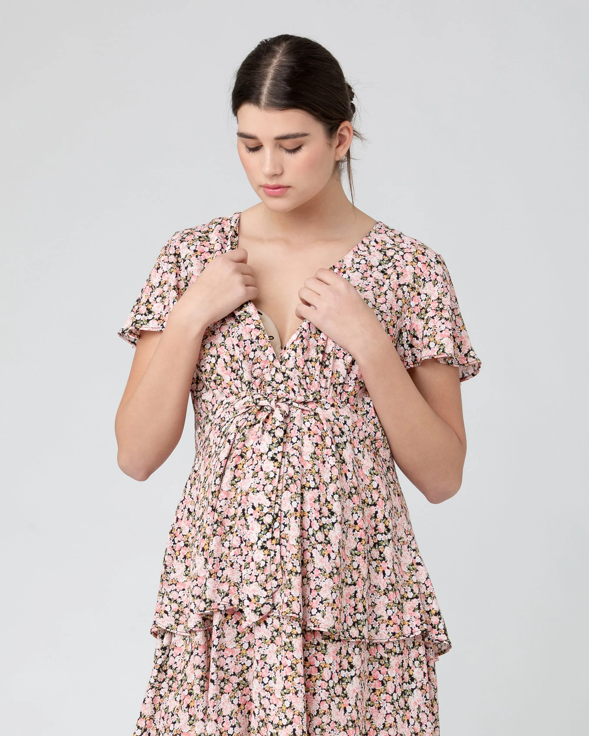 Sophia Layered Dress  Black