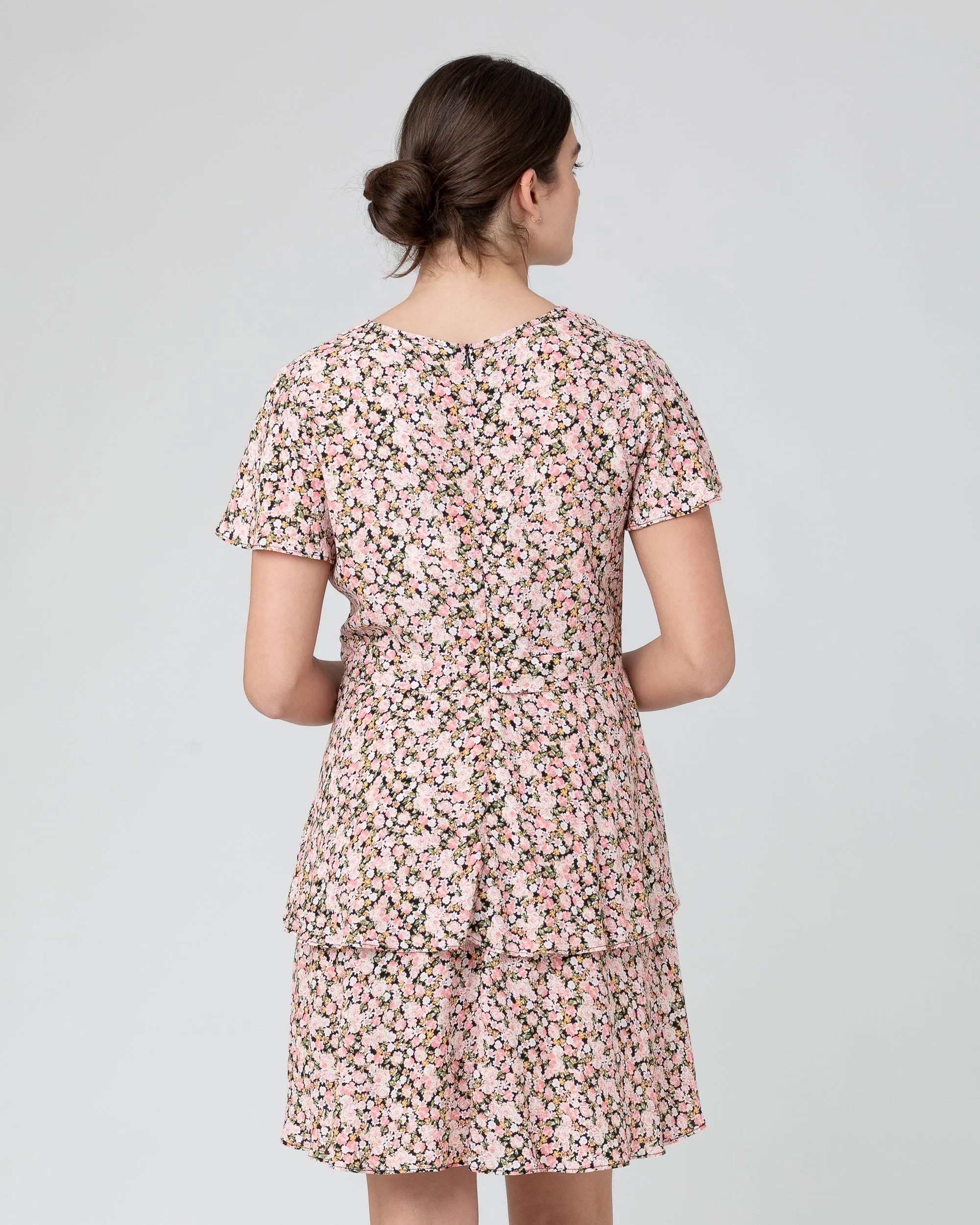 Sophia Layered Dress  Black