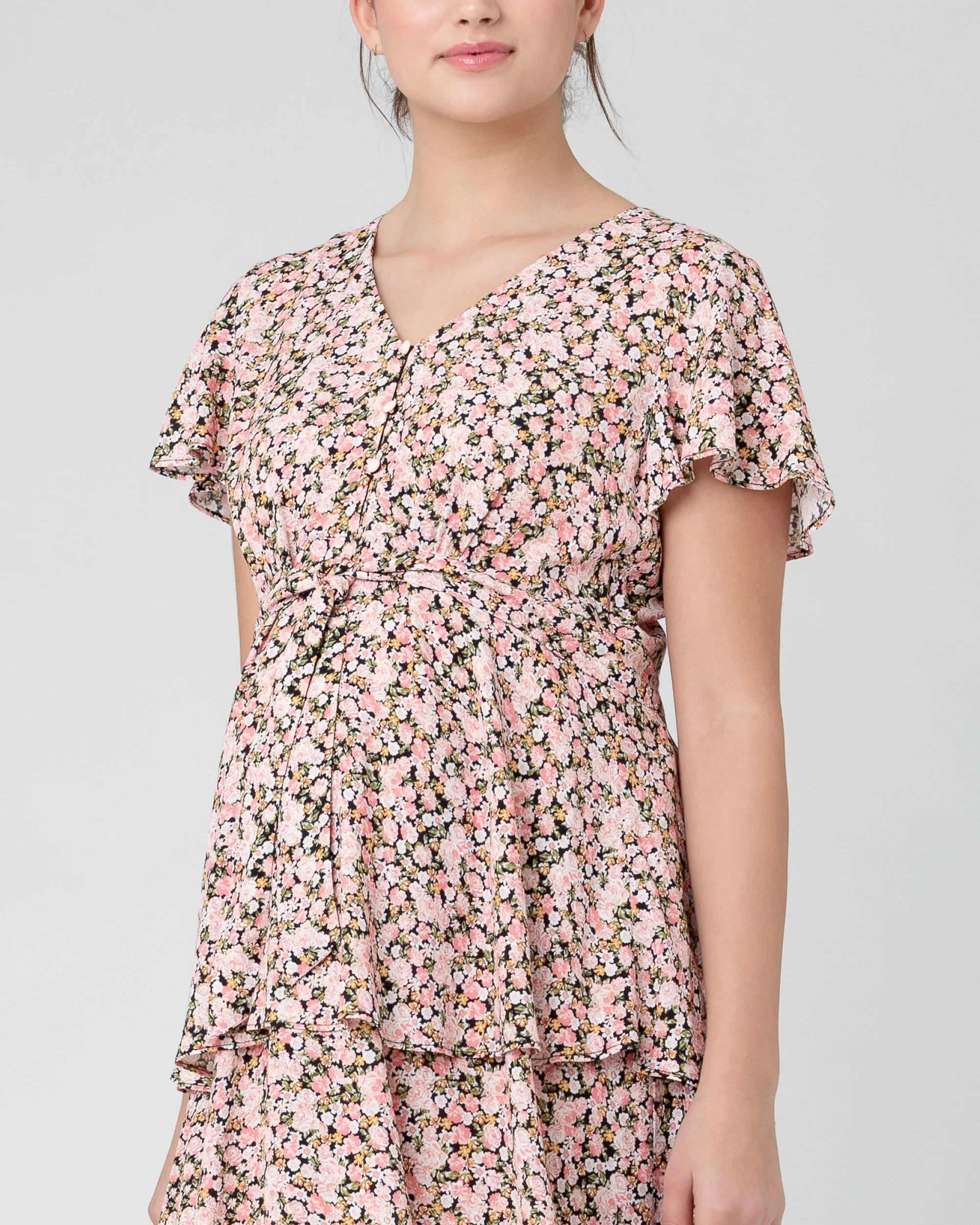 Sophia Layered Dress  Black