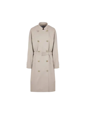 Technical Double-breasted Trench Coat