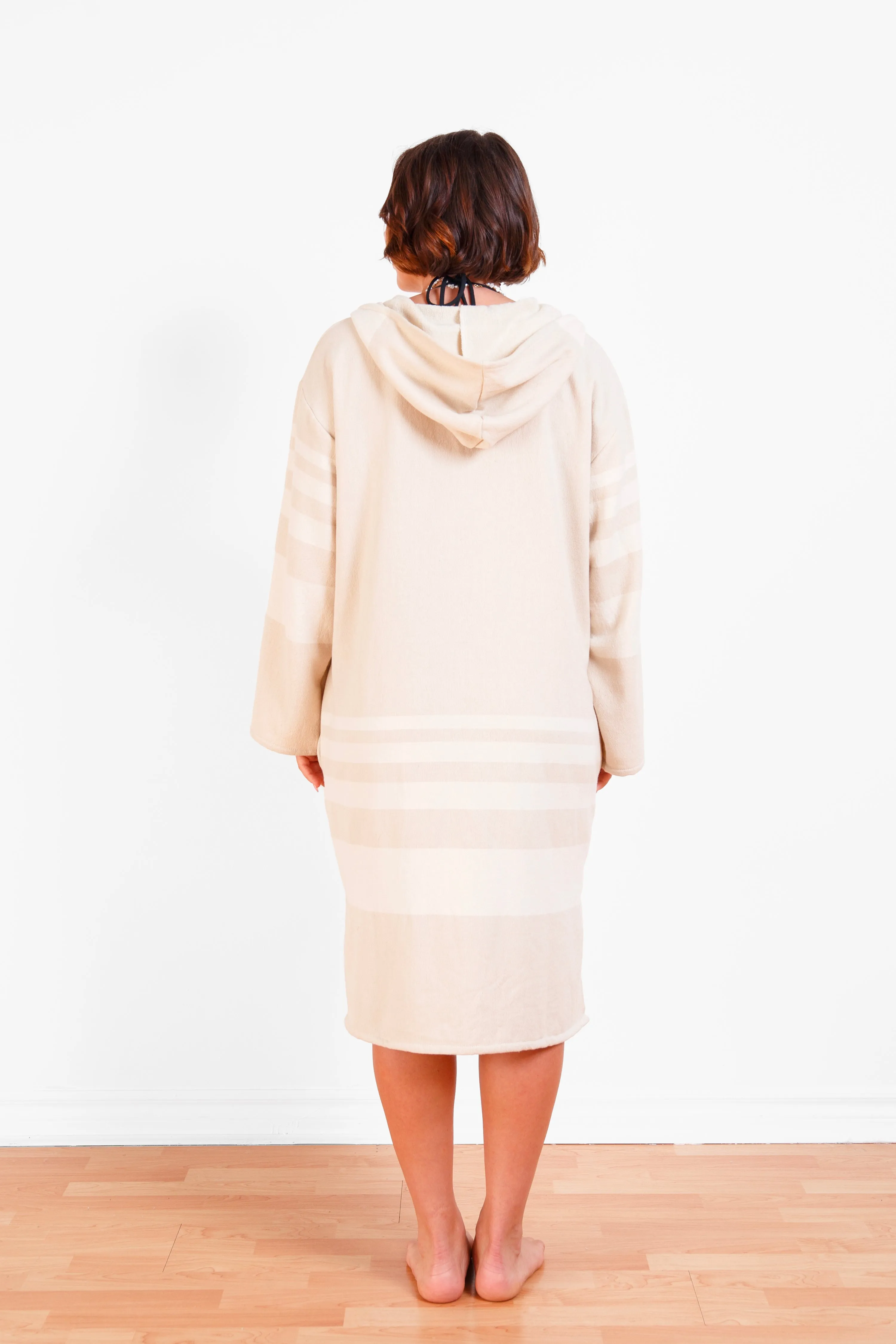 THE GALE | Unisex Terry Lined Zip Poncho