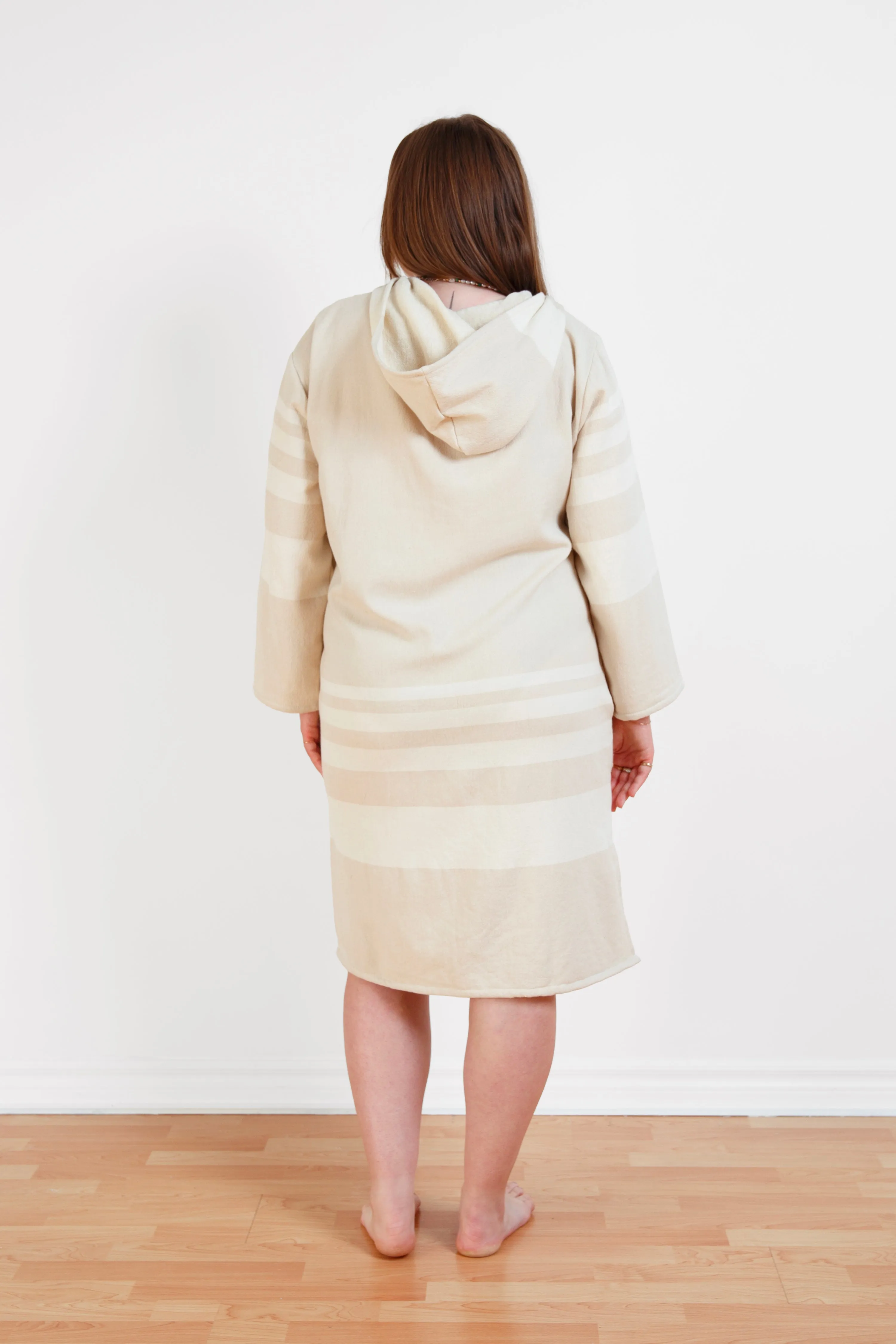 THE GALE | Unisex Terry Lined Zip Poncho