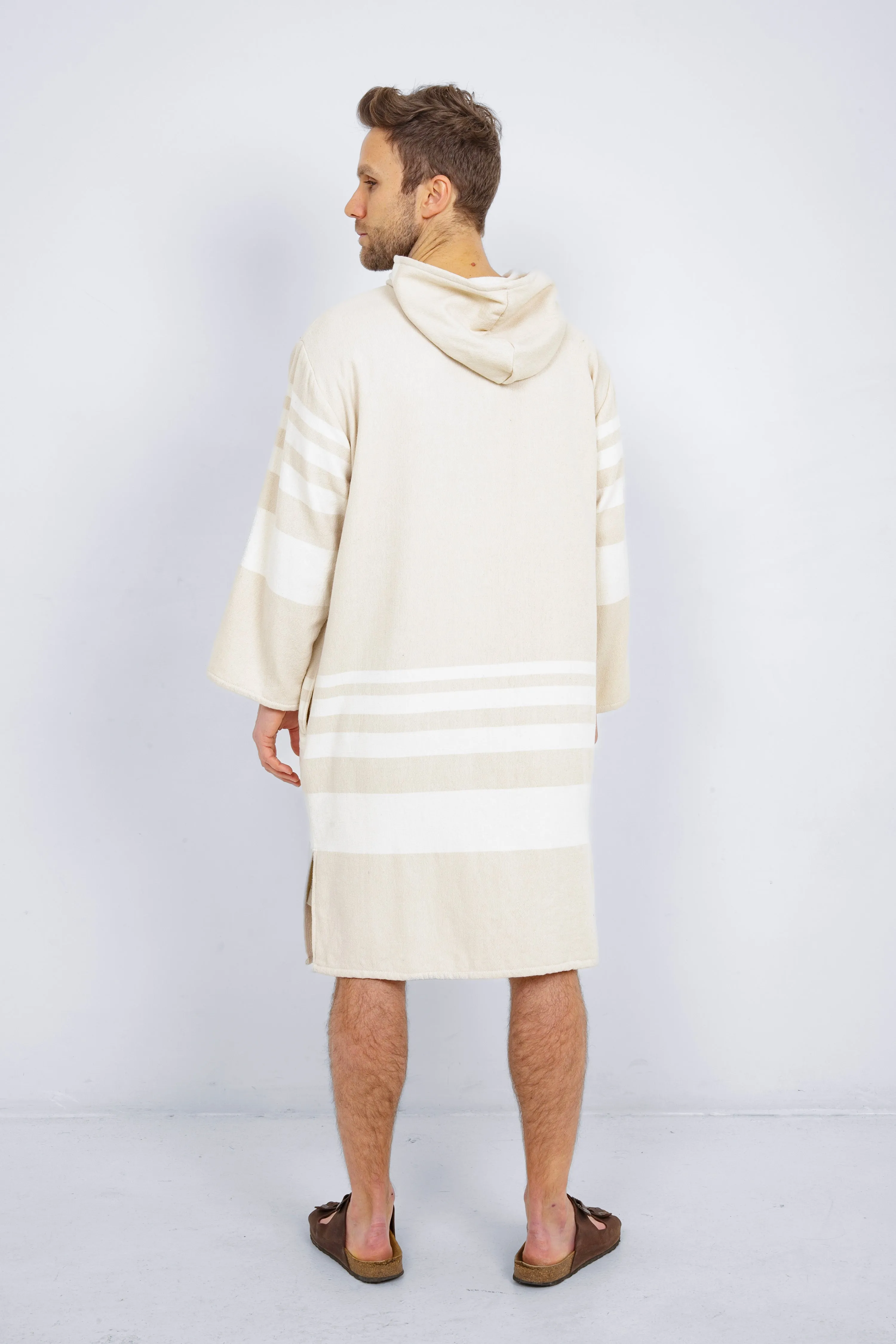 THE GALE | Unisex Terry Lined Zip Poncho