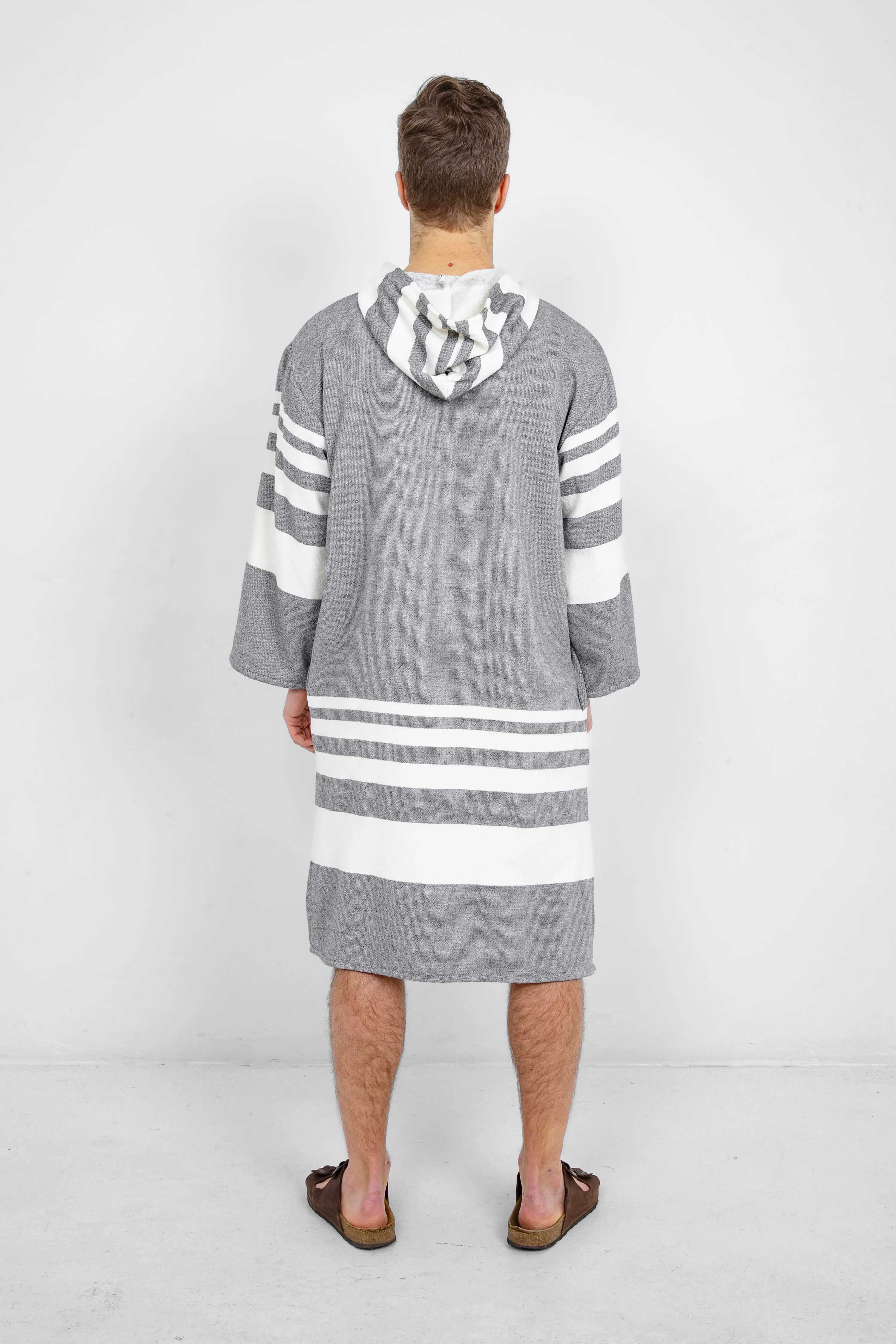 THE GALE | Unisex Terry Lined Zip Poncho