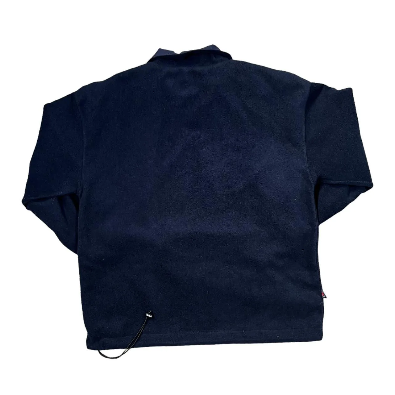 Vintage KICKERS Embroidered Mini Logo Reversible Fleece Windbreaker 1/2 Zip Pullover Jacket