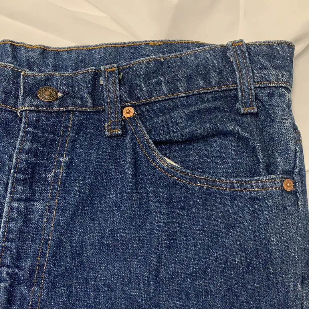 Vintage Levi’s 1960 Dark Blue Denim Jeans - W36