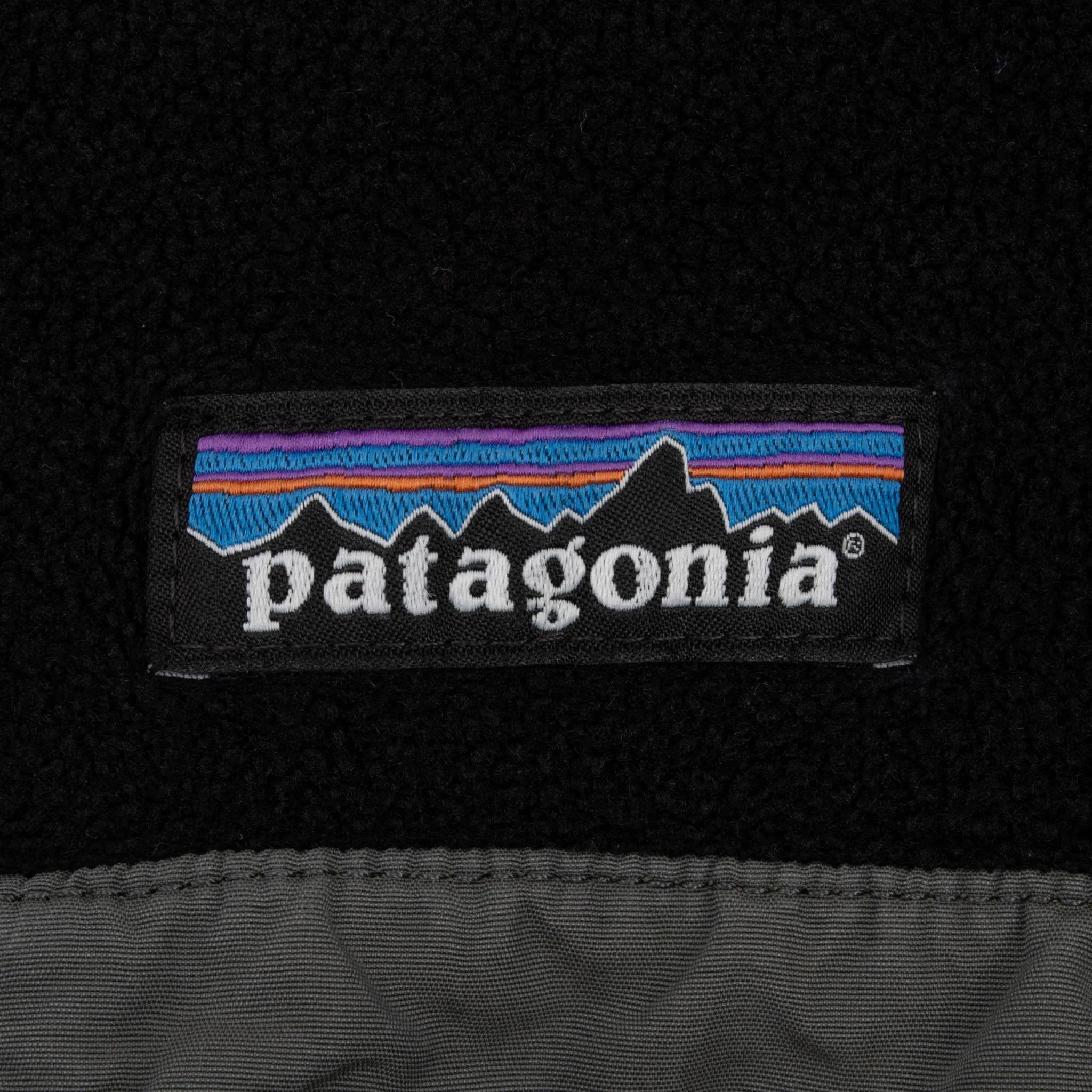 VINTAGE PATAGONIA SYNCHILLA SNAP T BLACK PULLOVER FLEECE JACKET 2XL