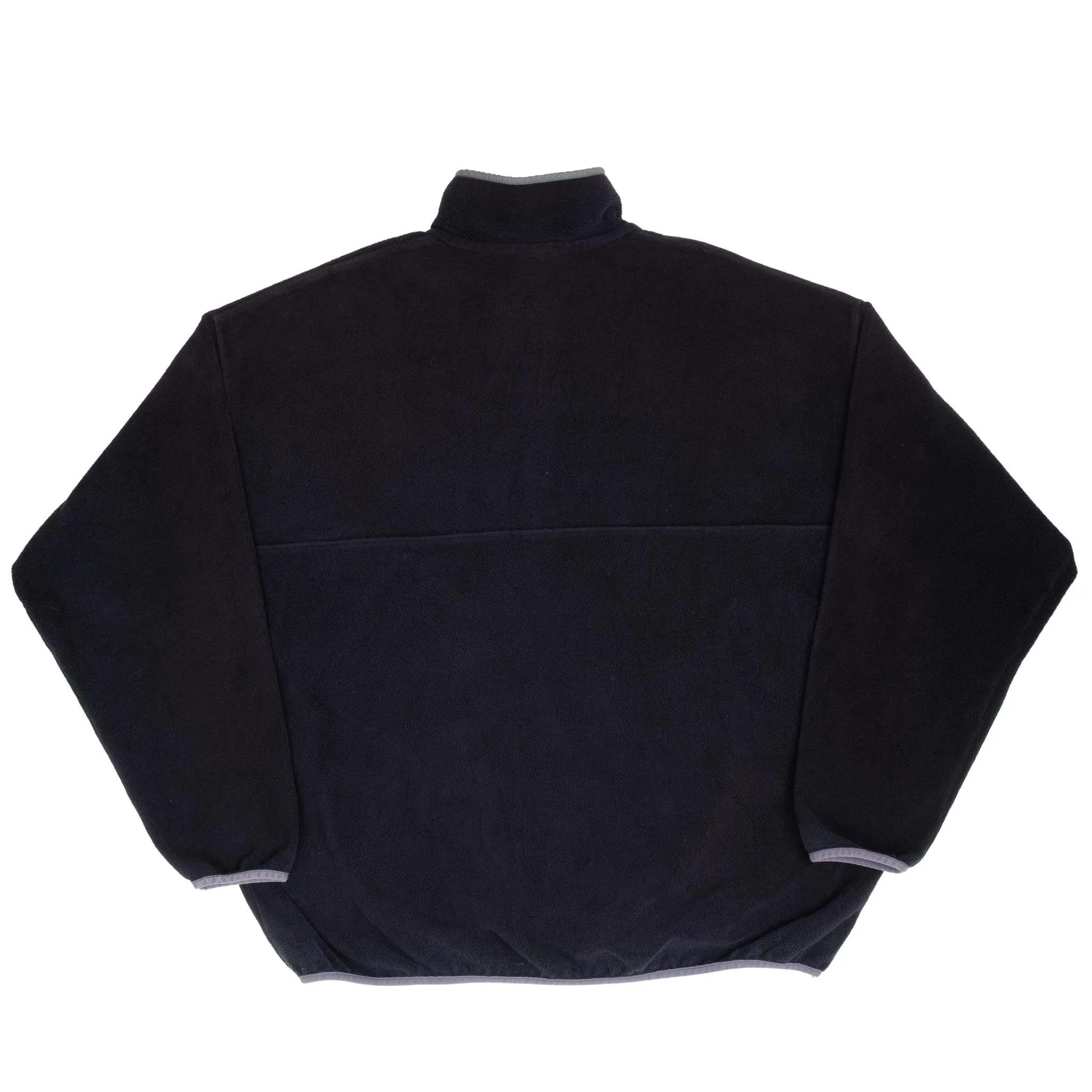 VINTAGE PATAGONIA SYNCHILLA SNAP T BLACK PULLOVER FLEECE JACKET 2XL