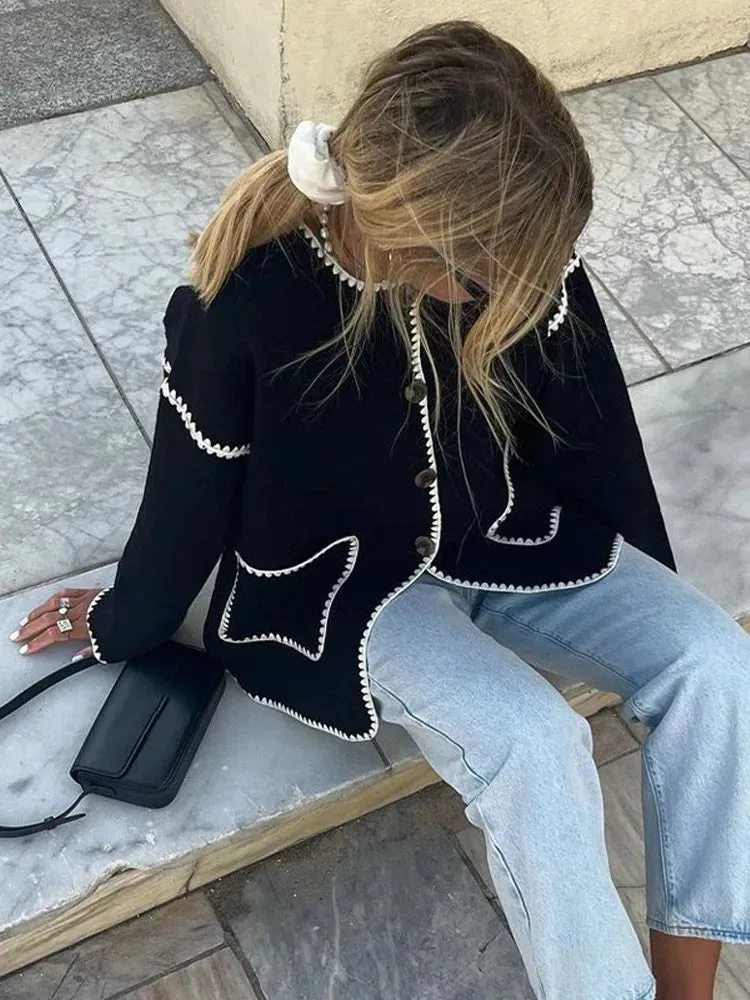 Women Fleece Splice Cotton Coat With Scarf Long Sleeve Solid Plush Quilted Jacket Loose Autumn Blends Balloon Overcoat