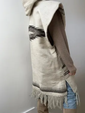 Wool Mexican Poncho
