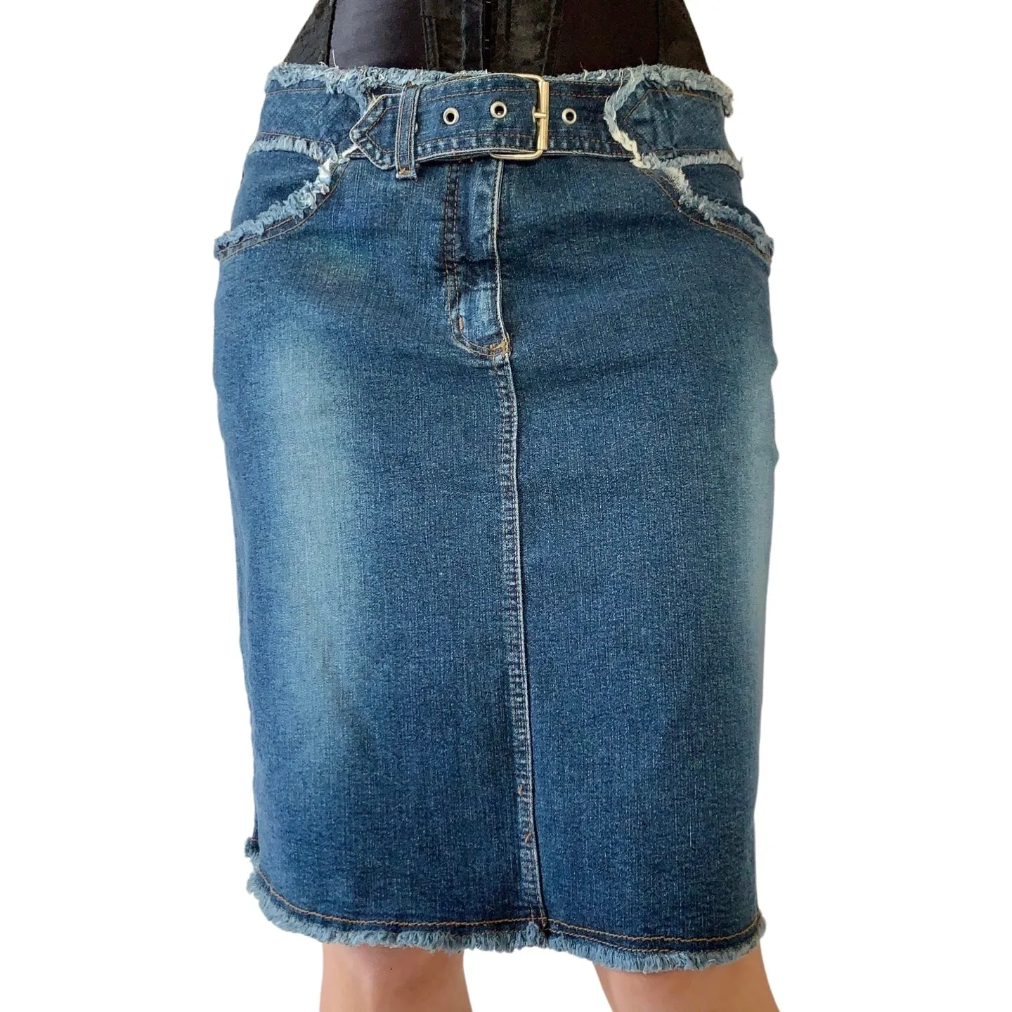 Y2K Denim Midi (S)