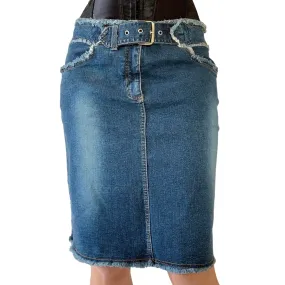 Y2K Denim Midi (S)
