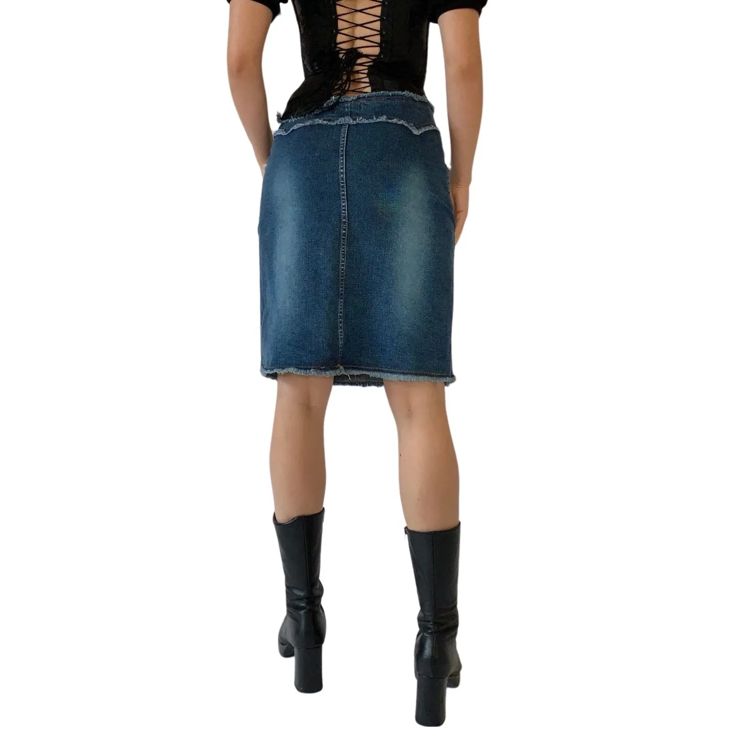 Y2K Denim Midi (S)