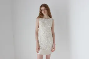 Y2K Marchesa Notte Silk & Sequin Cocktail Dress