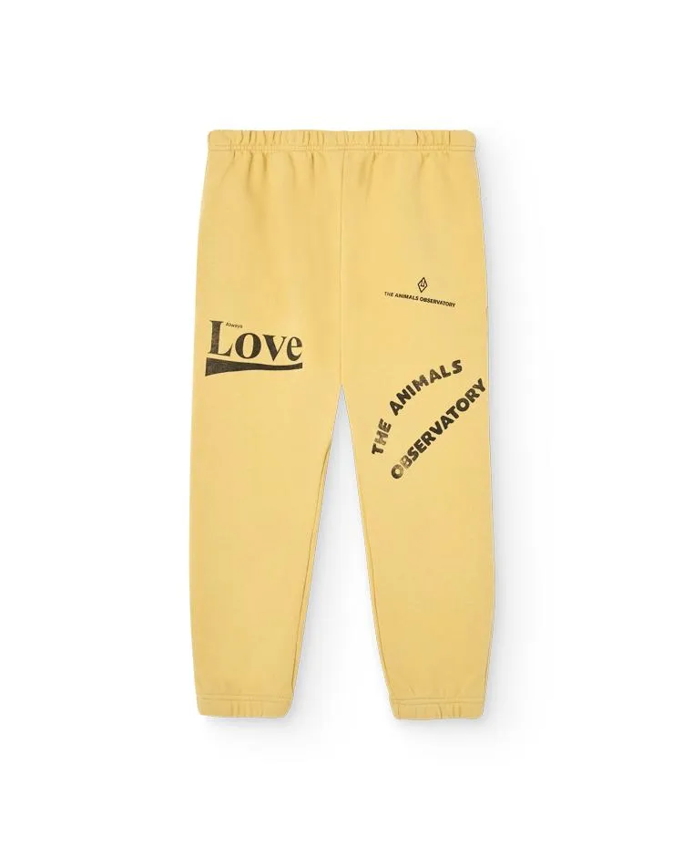 Yellow Love Dromedary Sweatpants